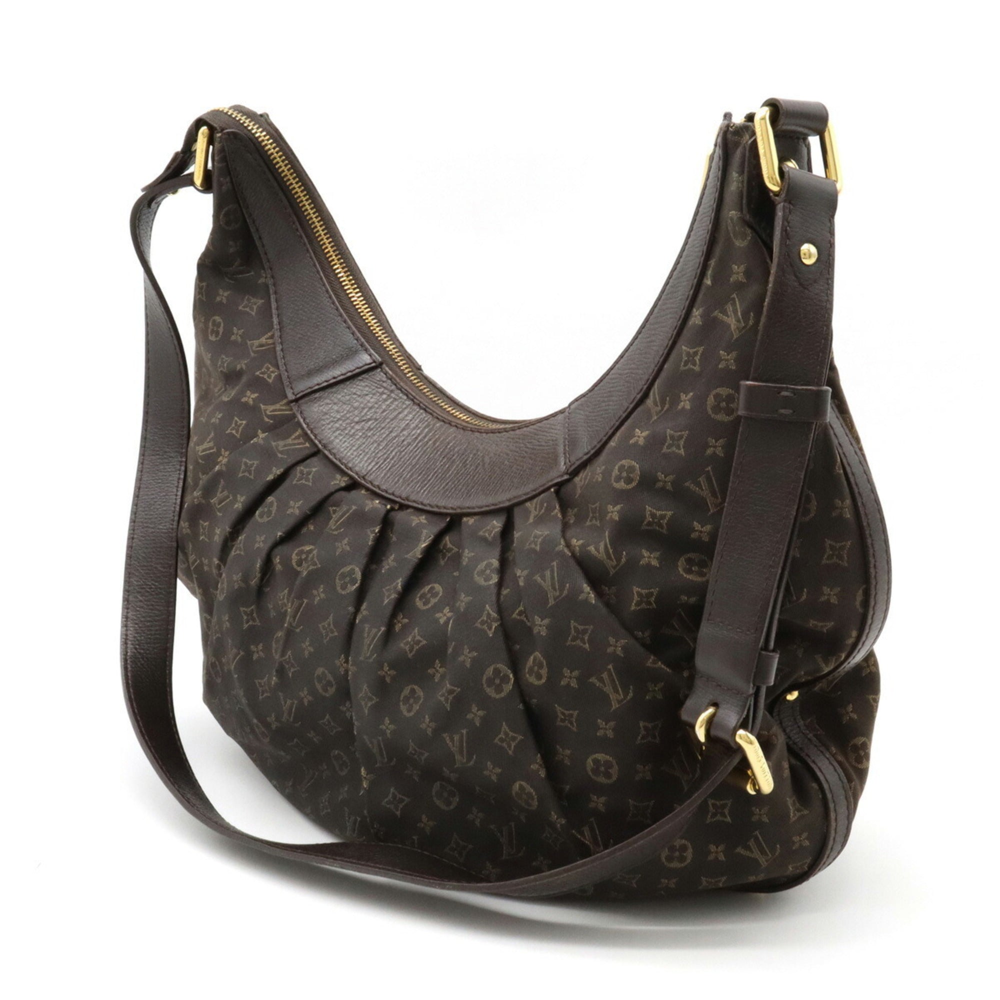 LOUIS VUITTON Monogram Idile Rhapsody MM Shoulder Bag Fuzan Brown M40403