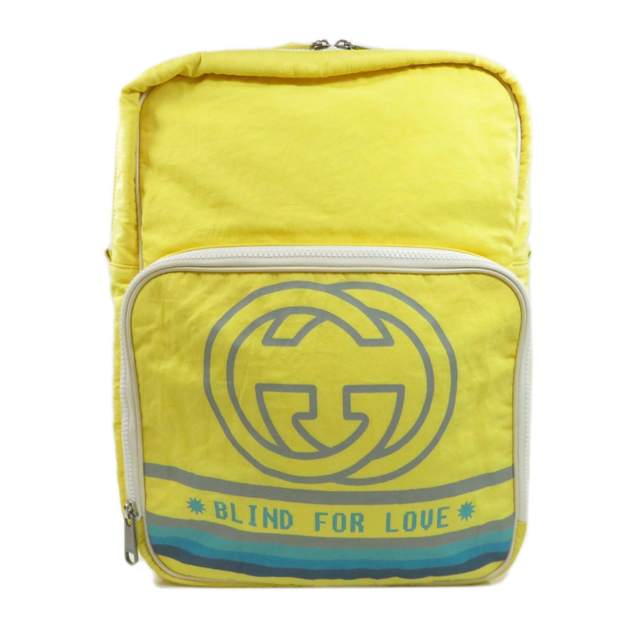 Gucci 536724 Blind for Love Interlocking G Backpack Daypack Nylon Material Ladies GUCCI