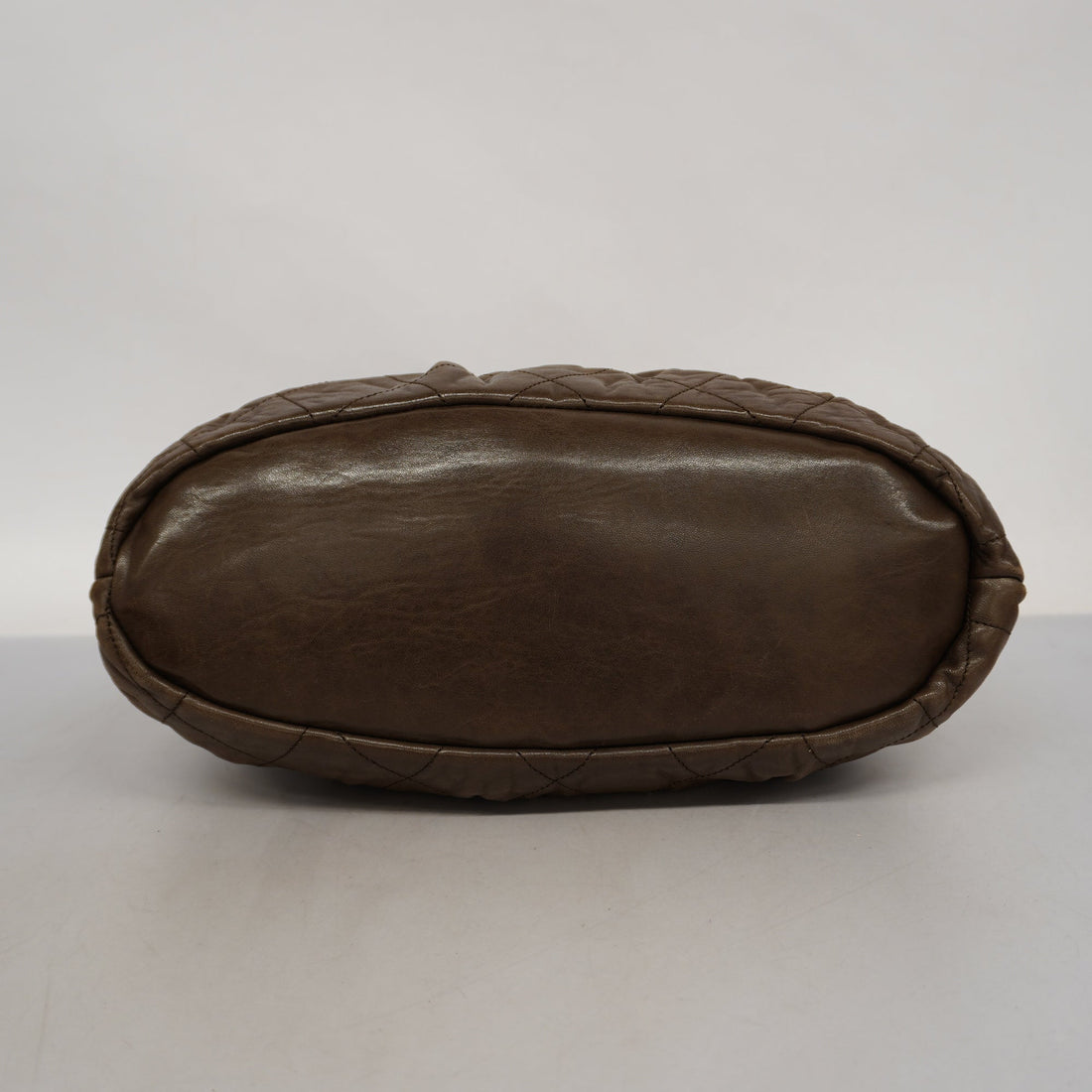 CHANEL   Matelasse Handbag Women's Leather Handbag Brown