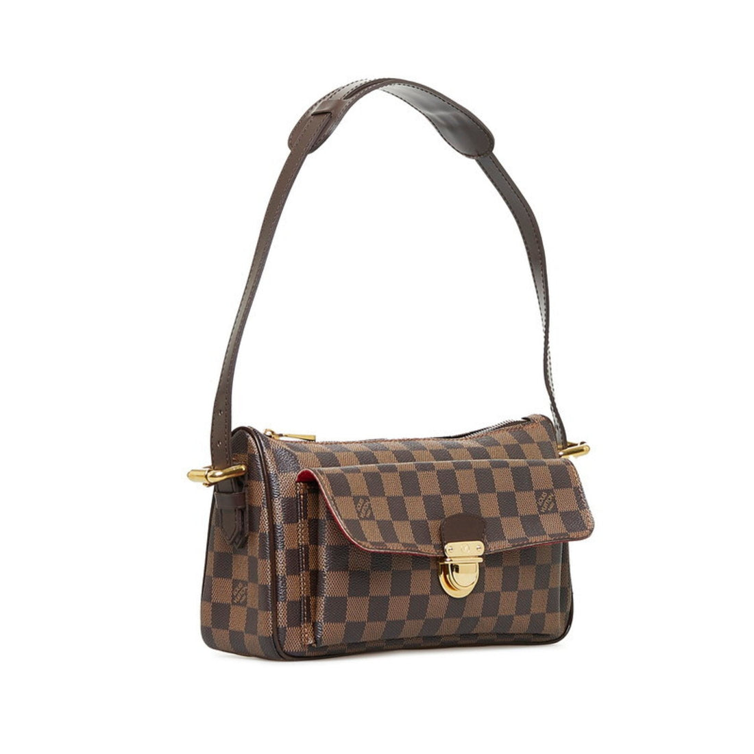 LOUIS VUITTON Damier Ravello GM Handbag Shoulder Bag N60006 Brown PVC Leather Women's