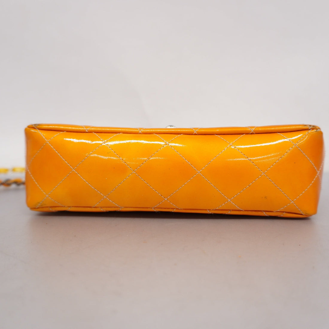 ChanelAuth  Matelasse Chain Shoulder Bag Lambskin Women's Patent Leather