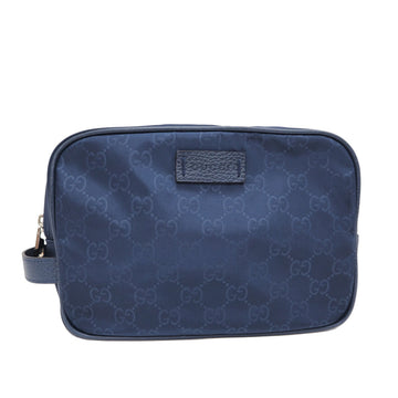 Gucci Nylon Clutch Bag,Pouch Navy