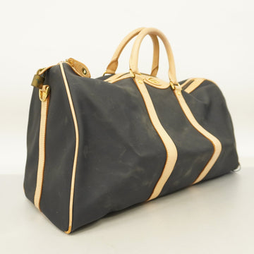 CHRISTIAN DIOR  Boston Bag Sports Women's PVC,Leather Boston Bag Beige,Navy