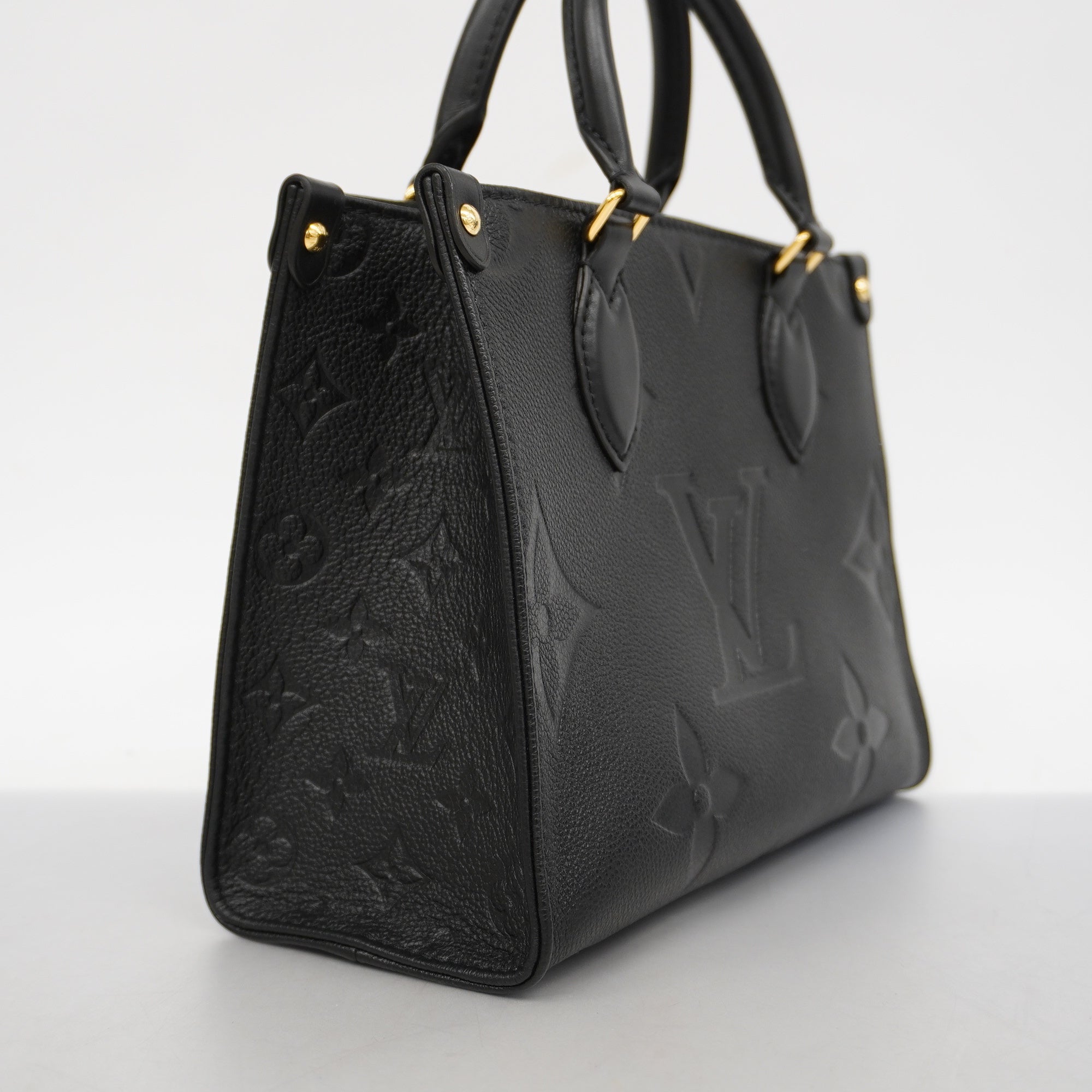 LOUIS VUITTONAuth MonogramEmpreinte 2wayBag OnTheGoPM M45653 Noir