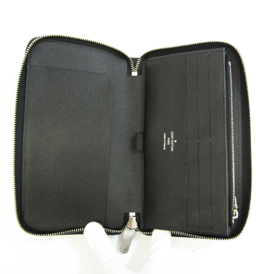 LOUIS VUITTON Epi Zippy Organizer M63852 Men's Epi Leather Long Wallet [bi-fold] Noir