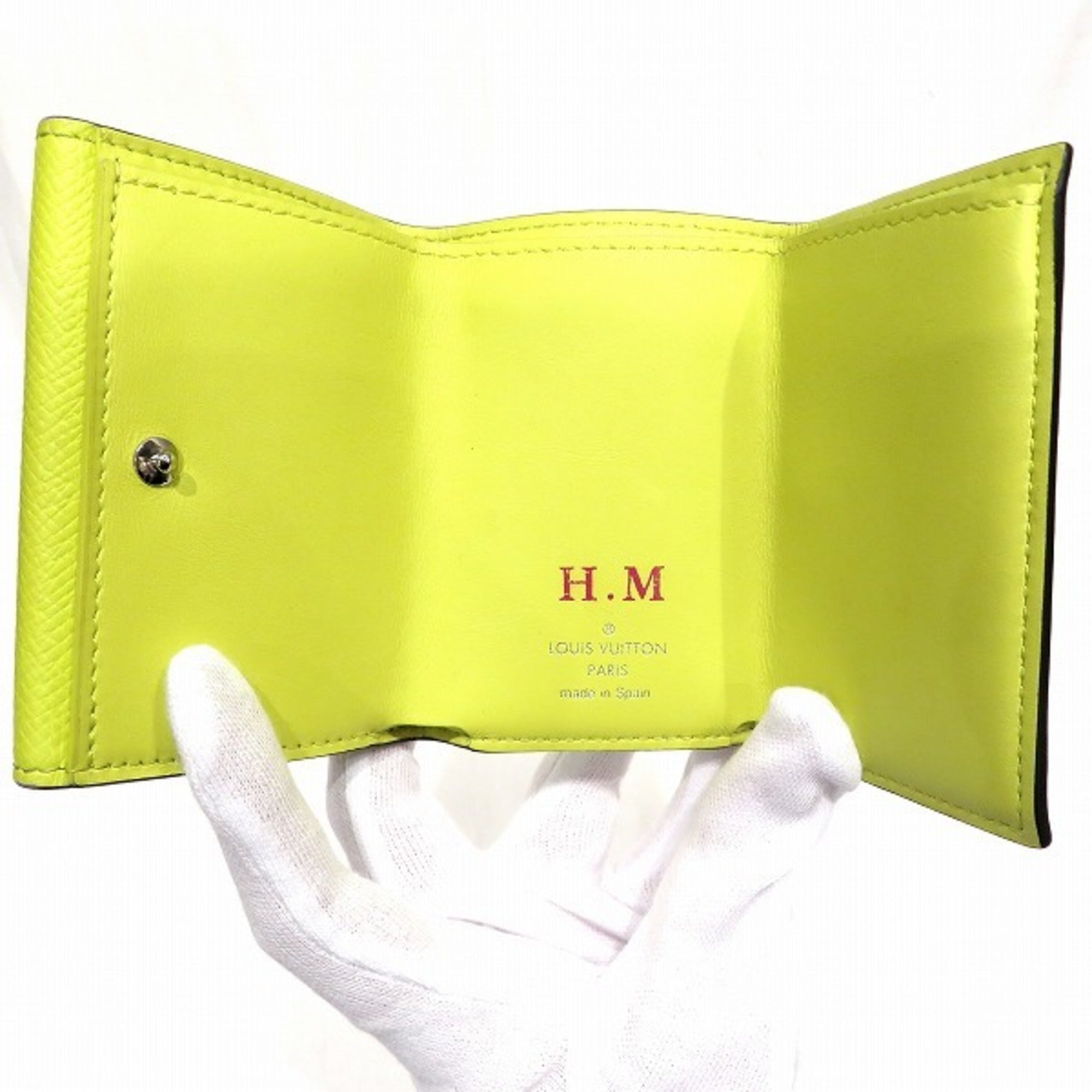 LOUIS VUITTON Taigarama Discovery Compact Wallet M67629 Trifold Unisex