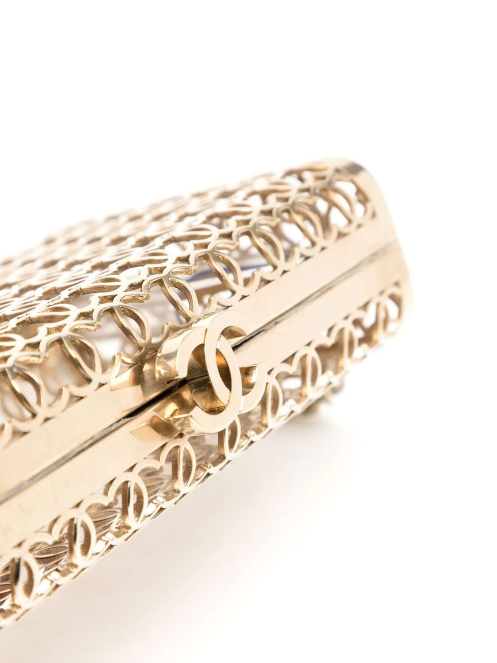 CHANEL 2015 CC Moucharabieh Minaudiere