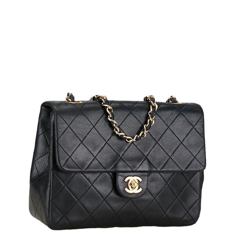 Chanel Mini Classic Single Flap Bag Leather Shoulder Bag in Good condition