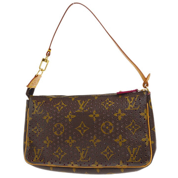 LOUIS VUITTON? 2006 POCHETTE ACCESSOIRES HAND BAG MONOGRAM PERFO M95183 70223