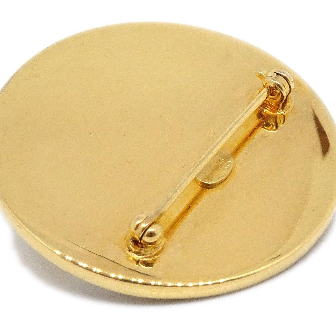 CHANEL 1997 Silver & Gold CC Turnlock Brooch 91494