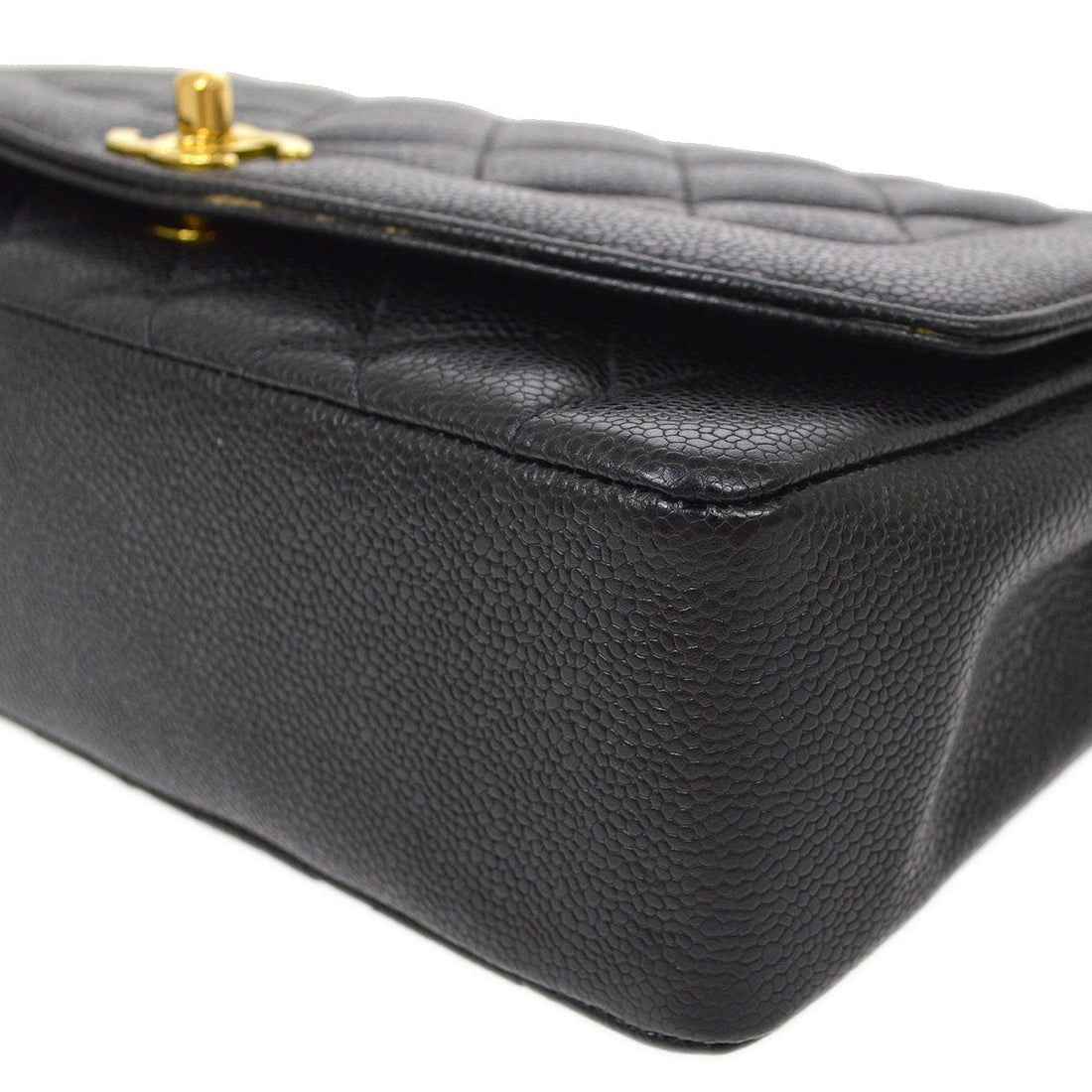 CHANEL 1994-1996 Black Caviar Diana Medium 71385