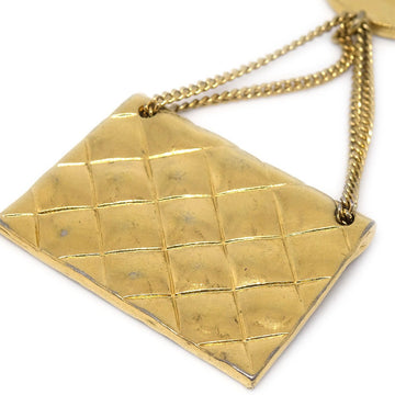 CHANEL 1996 Bag Brooch 24k Gold plate 72894