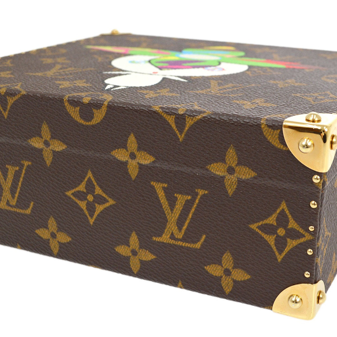 LOUIS VUITTON? x Takashi Murakami 2007 * FLOWER HAT MAN JEWELLERY BOX M92475 21579
