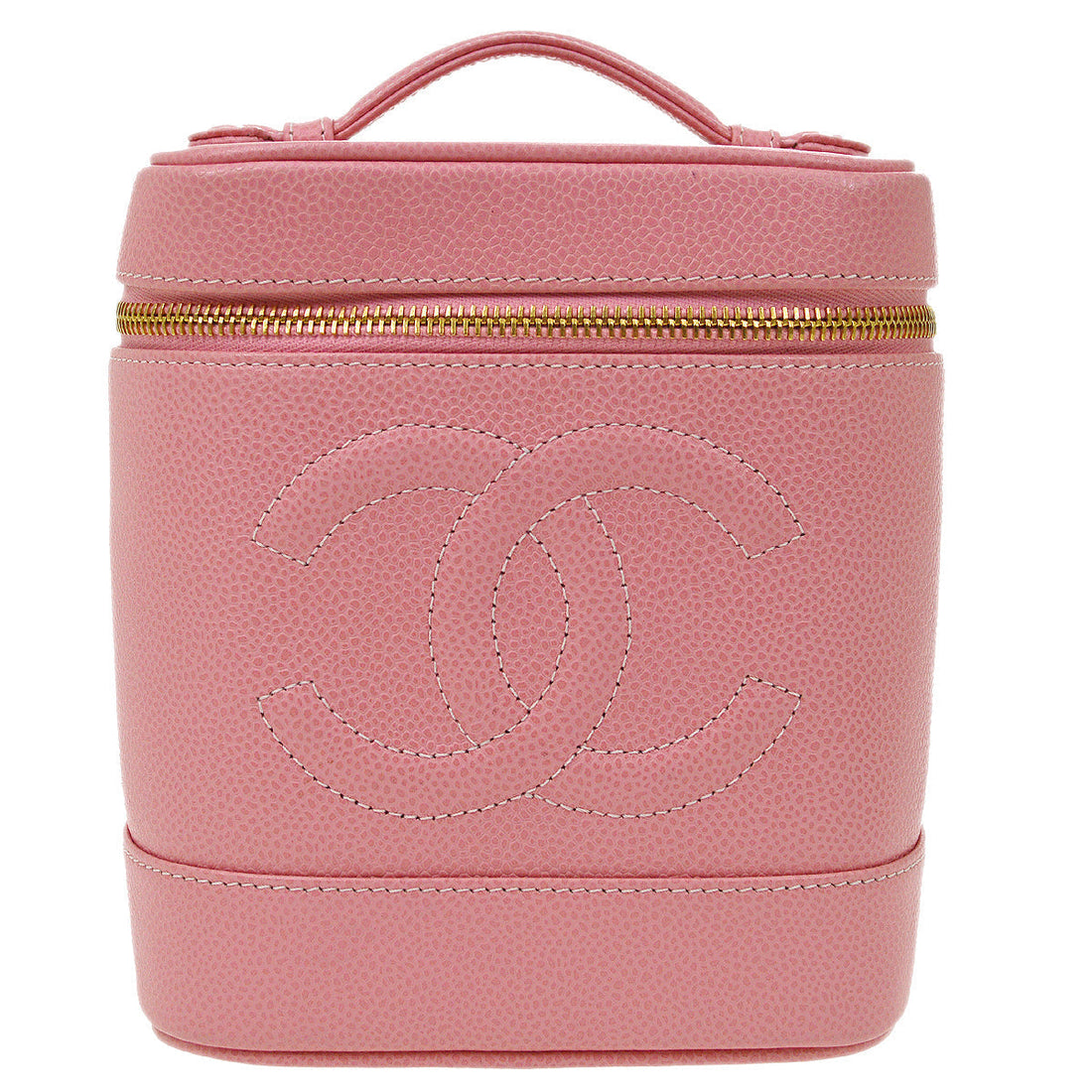 CHANEL 2004-2005 Pink Caviar Timeless Handbag 44192