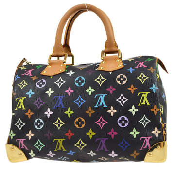 Louis Vuitton 2004 SPEEDY 30 HANDBag MONOGRAM MULTICOLOR M92642 38861