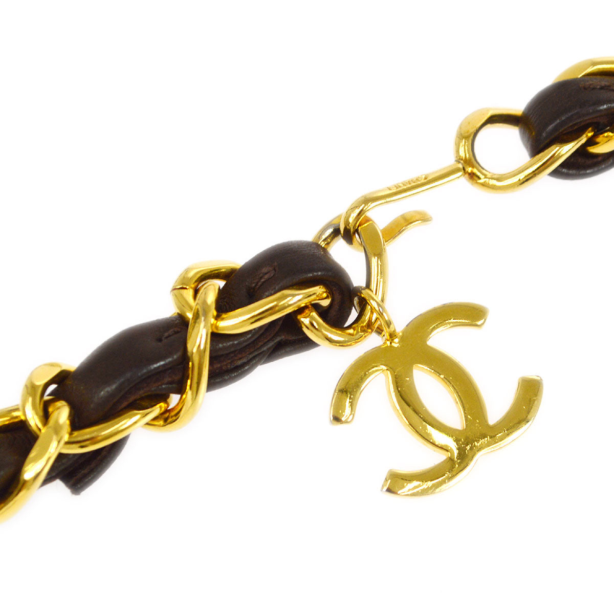 Chanel Brown Lambskin Classic Flap Micro Belt Bag 63012