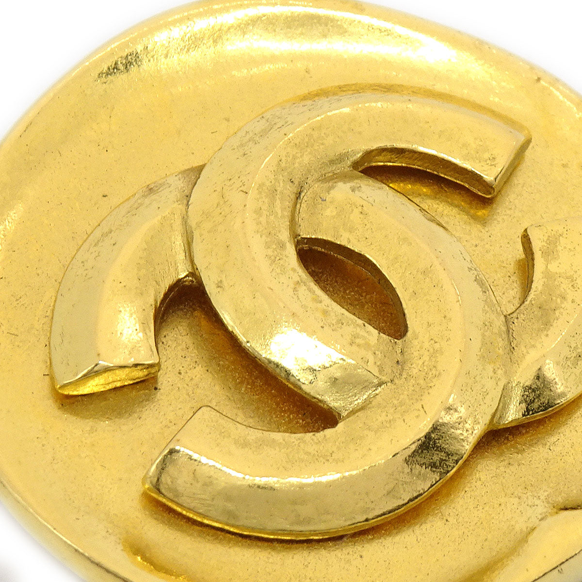 CHANEL 1996 Brooch Pin Gold 96P AK35588k