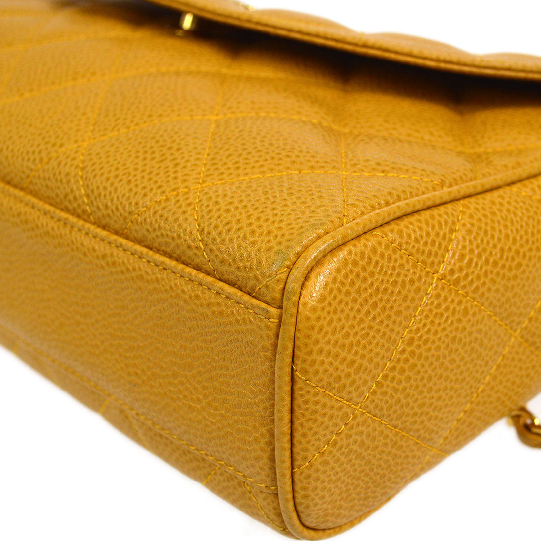 CHANEL Pocket Camera Bag Small Beige Caviar 17225