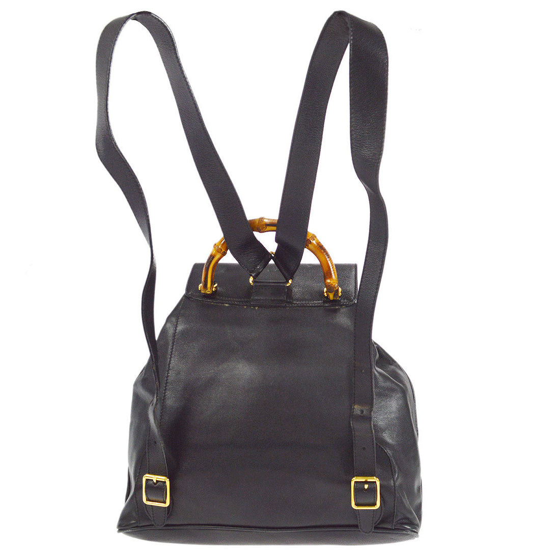 GUCCI Bamboo Backpack Black 26801