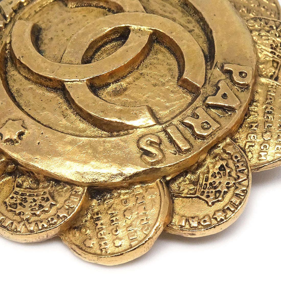 CHANEL 1993 Medallion Brooch Pin 1252 27312