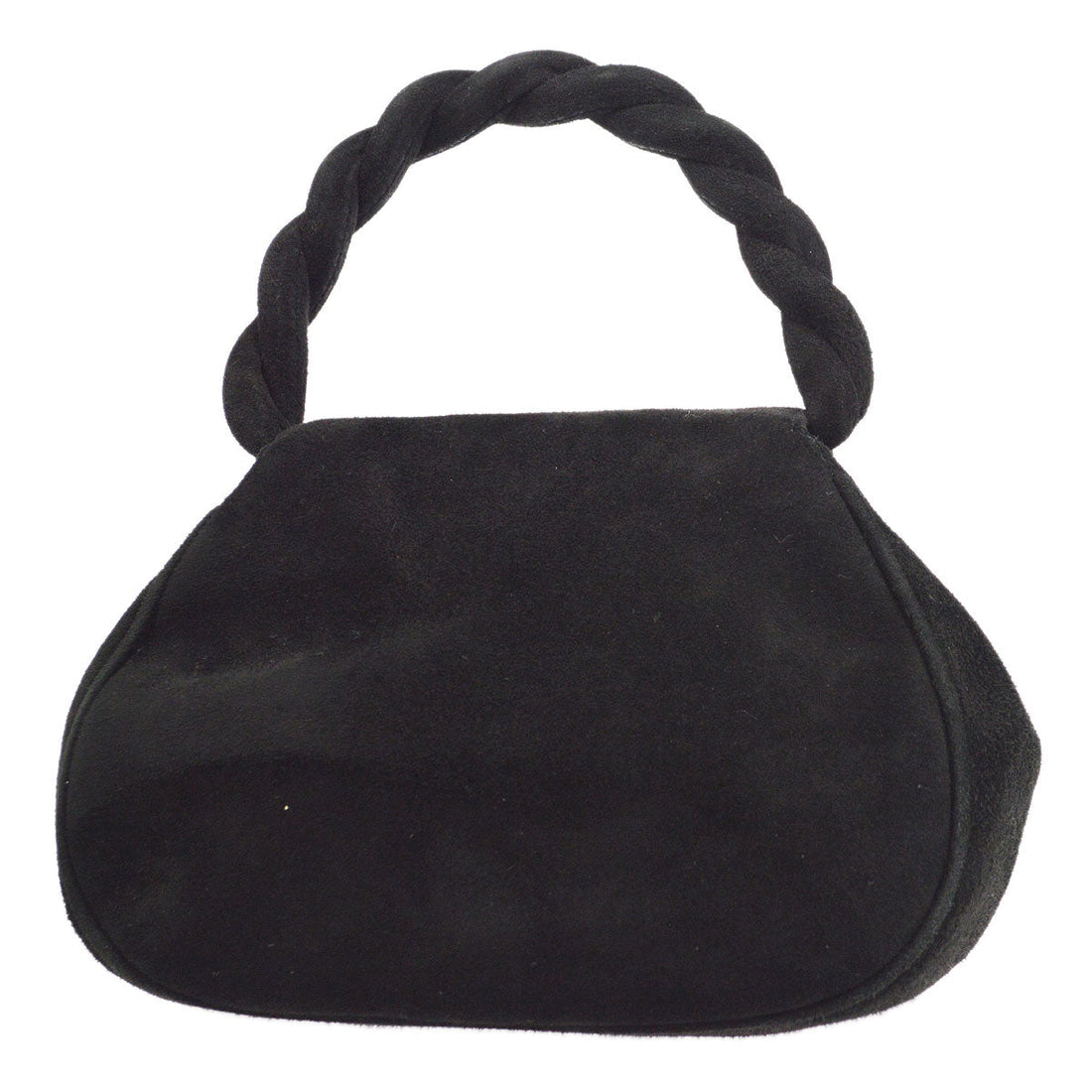 CHANEL * 1996-1997 Handbag Black Suede