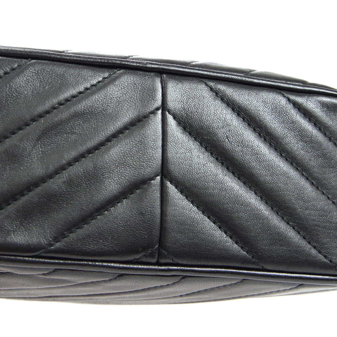 CHANEL Bijou Chain Shoulder Bag Black Lambskin