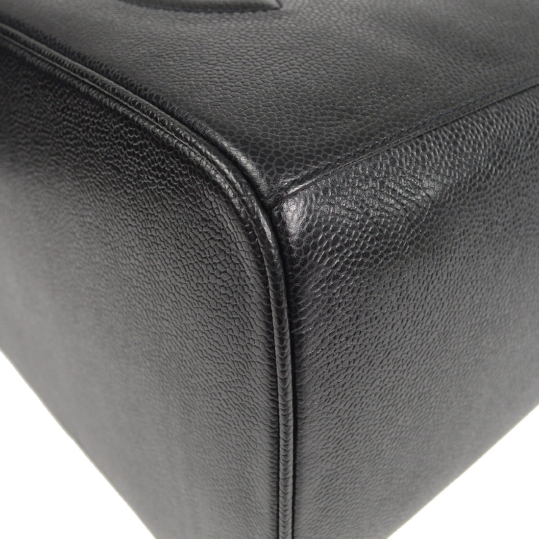 CHANEL 2way Vanity Shoulder Handbag Black Caviar