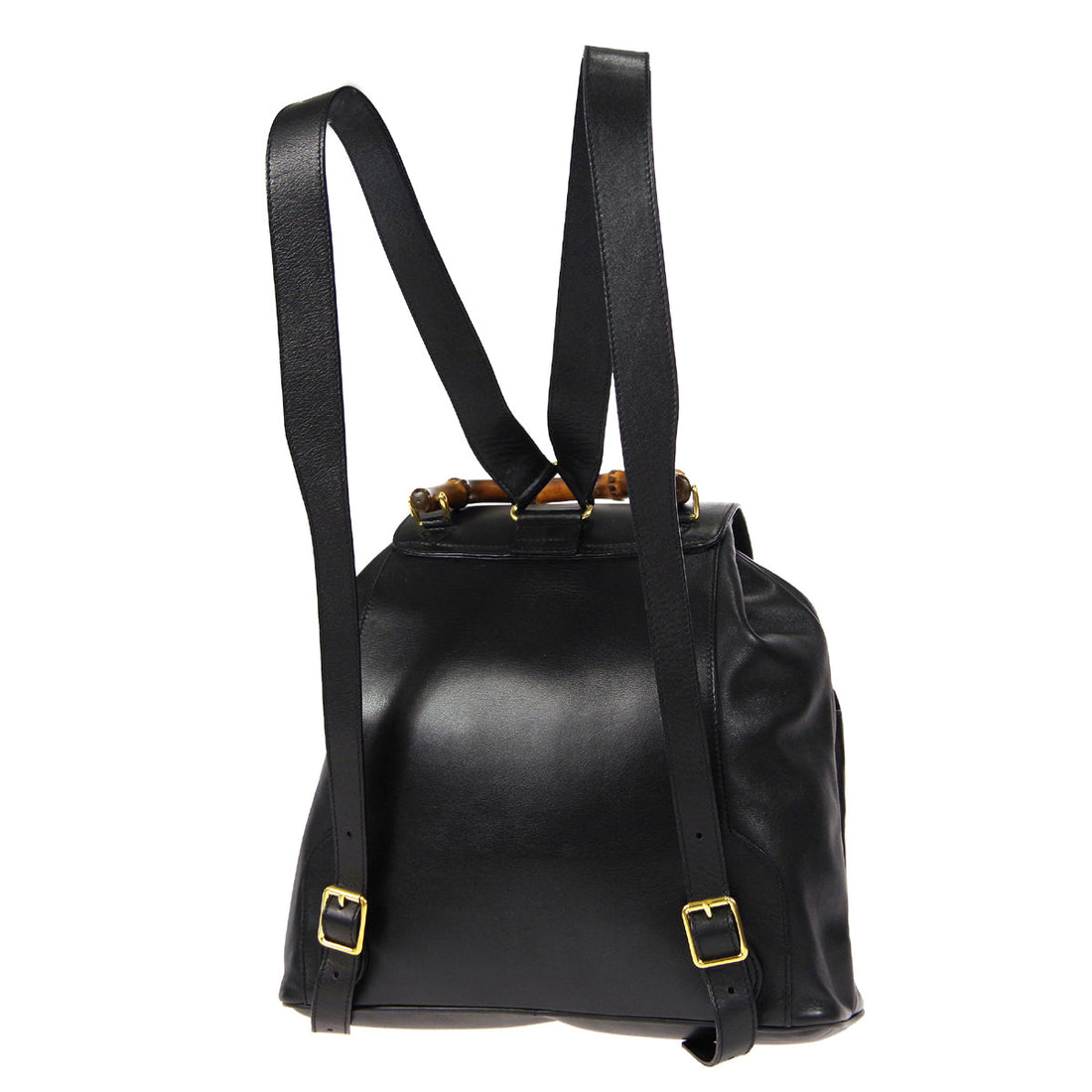 Gucci Bamboo Backpack Black 58083
