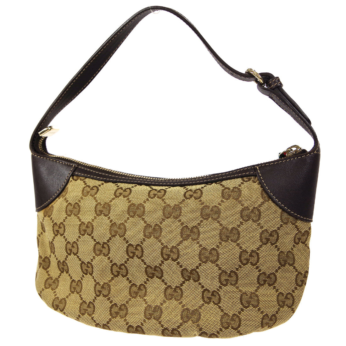 Gucci GG Sherry Line Handbag Brown 58110