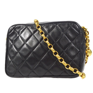 CHANEL Bijou Chain Shoulder Bag Black Lambskin
