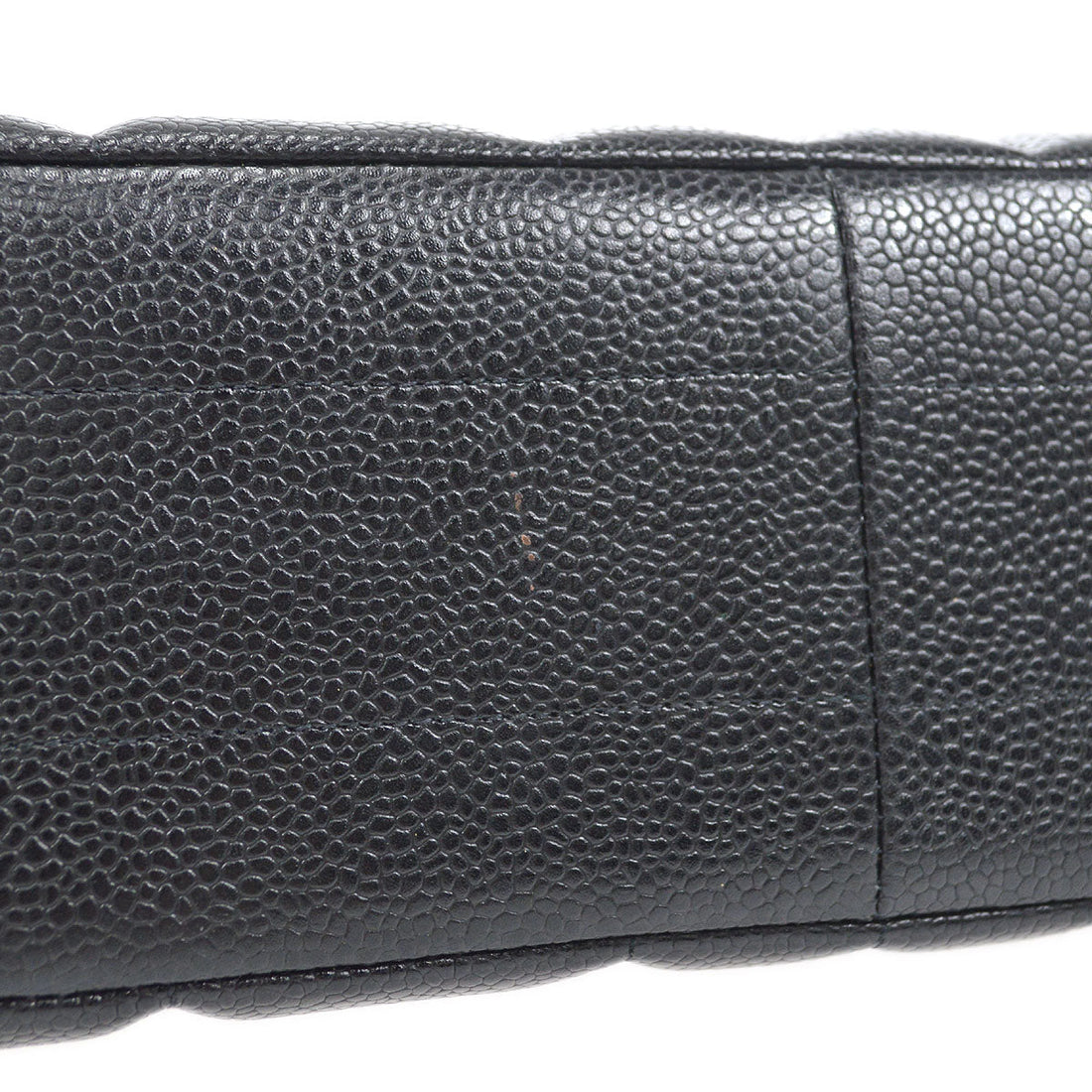 Chanel Classic Flap Mademoiselle Double Chain Shoulder Bag Caviar 58232