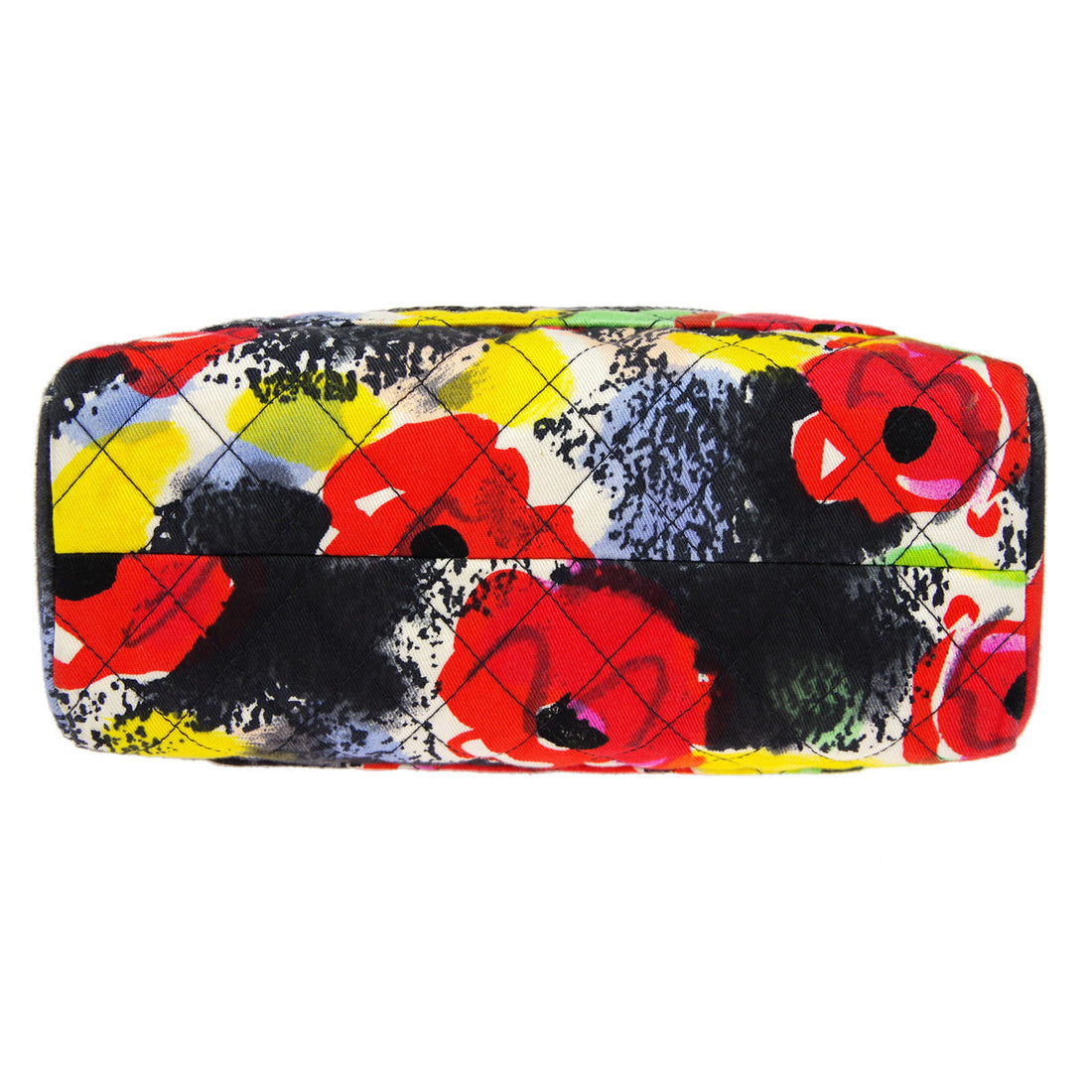 CHANEL 1997 watercolour floral printed Handbag 66428
