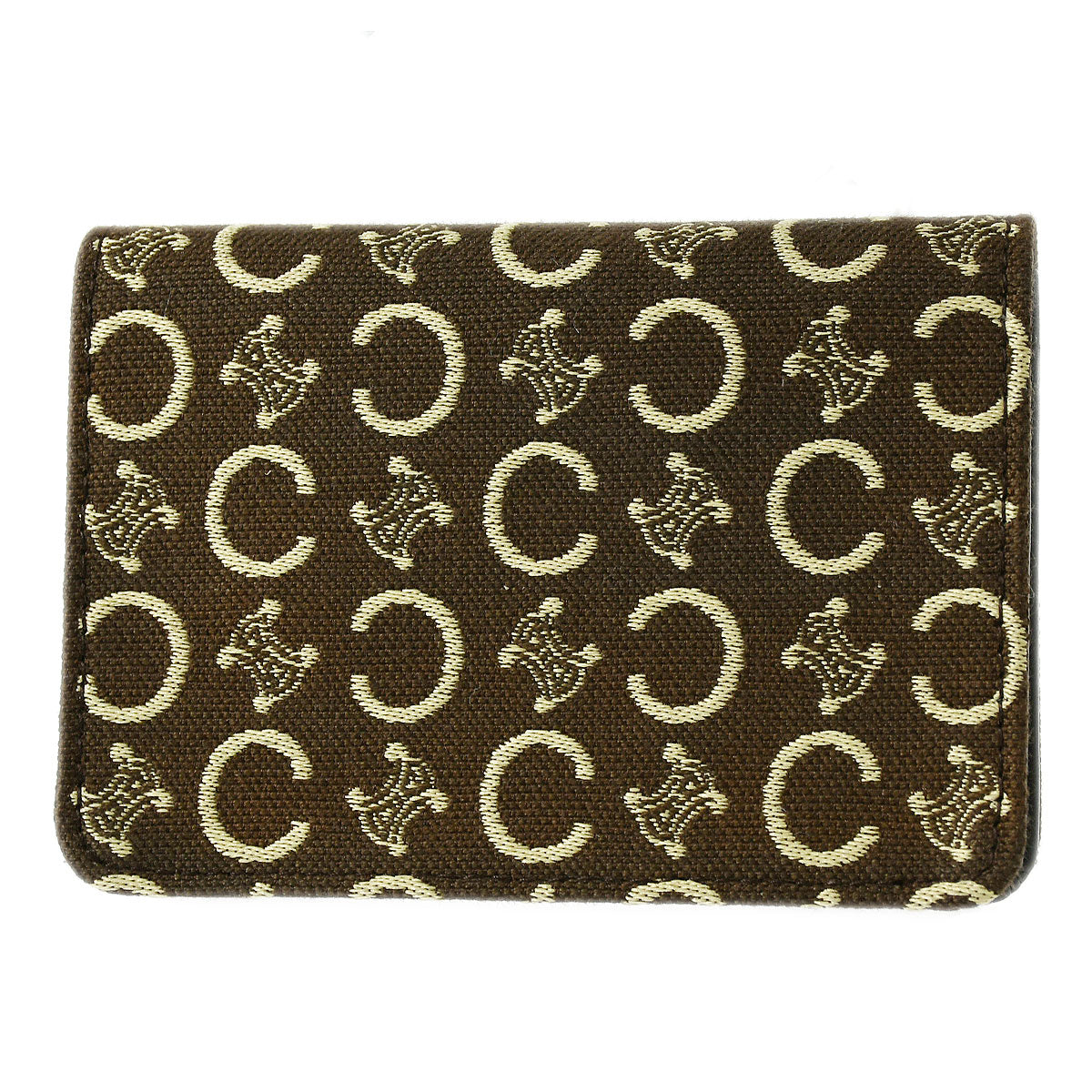 Celine C Macadam Card Holder Case Brown 76262