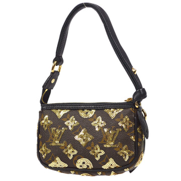 LOUIS VUITTON? 2009 MINI POCHETTE ACCESSOIRES MONOGRAM ECLIPSE M60125 48822