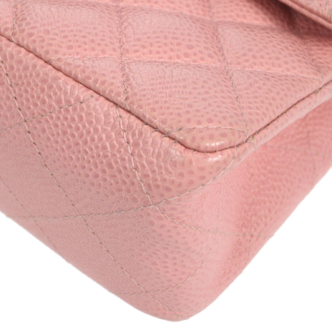 Chanel? 2004-2005 Classic Flap Mini Square 17 Pink Caviar 76897