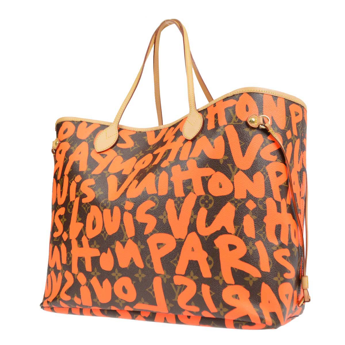 LOUIS VUITTON? 2009 NEVERFULL GM MONOGRAM GRAFFITI M93702 76883