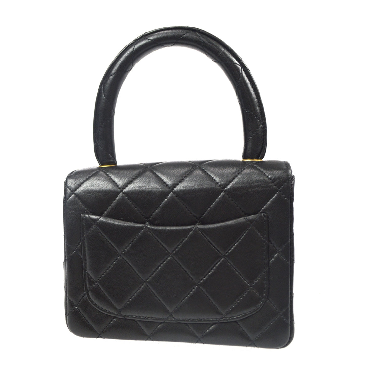 Chanel Classic Flap HandBag Black Lambskin 76815