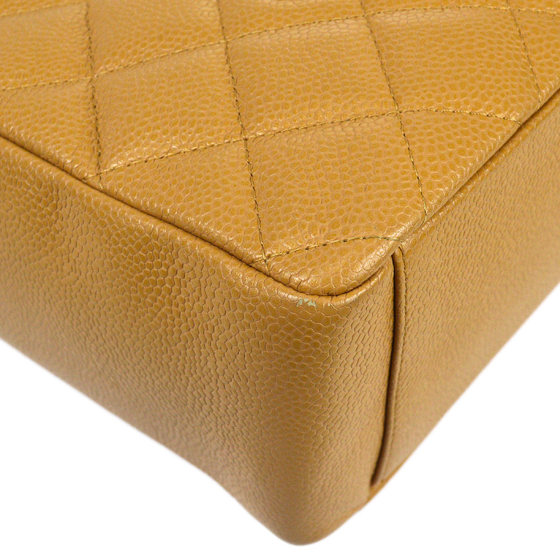 CHANEL 2004-2005 Petite Shopping Tote PST Beige Caviar 97426