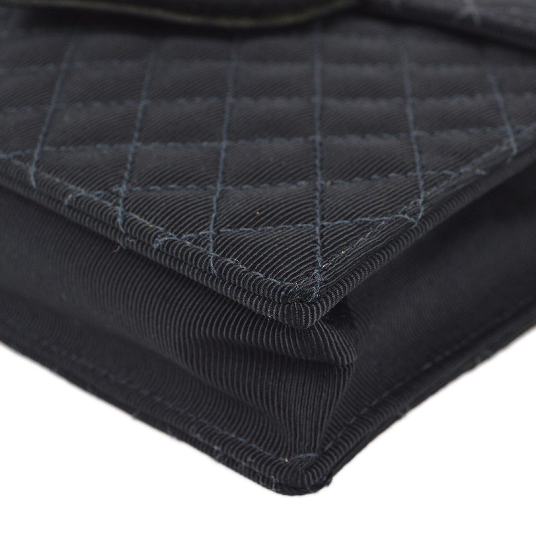 Chanel 2004-2005 Emblem Chain Shoulder Bag Black