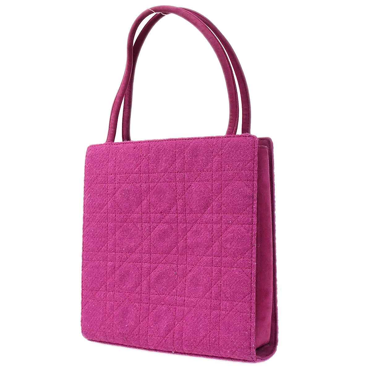 CHRISTIAN DIOR 1998 Cannage HandBag Pink 97627