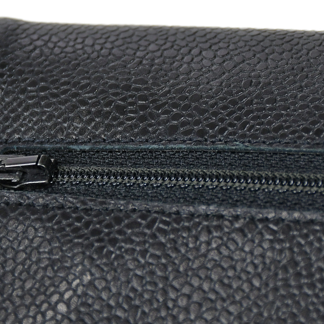 Chanel WOC Chain Shoulder Wallet Bag Black Caviar 97644