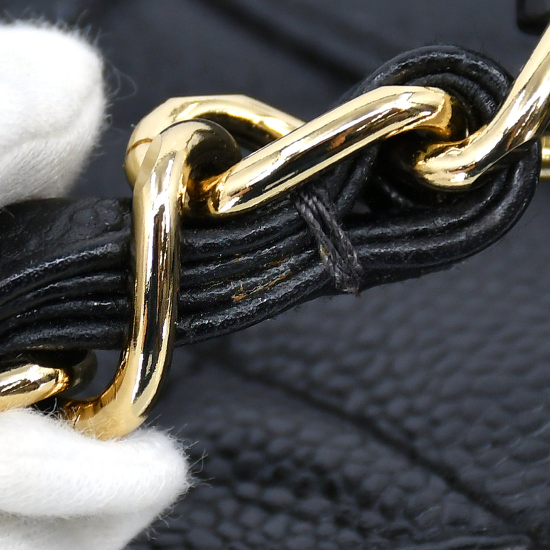 CHANEL 2001-2003 Handbag Black Caviar 78289