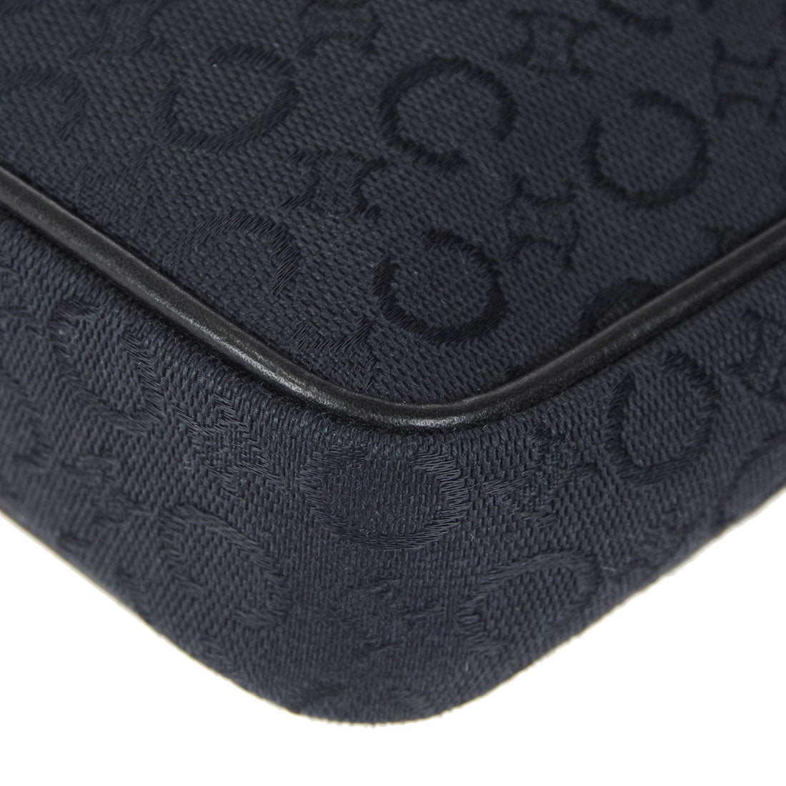 Celine C Macadam Shoulder Bag Black 78809