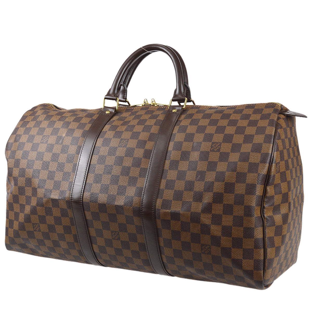 LOUIS VUITTON Keepall 50 Travel Duffle Handbag Damier N41427 78488