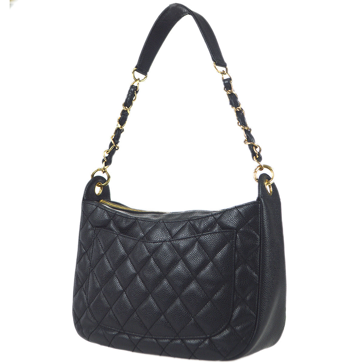 Chanel Chain HandBag Black Caviar 68792