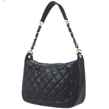 Chanel Chain HandBag Black Caviar 68792
