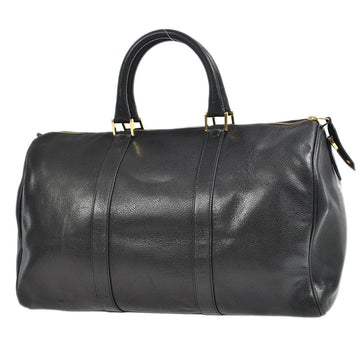 Chanel Duffle Travel HandBag Black Caviar 78681