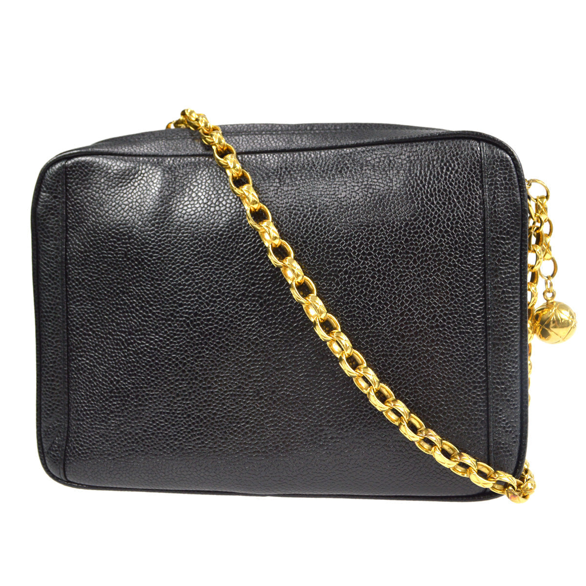 Chanel Bijou Chain Shoulder Bag Black Caviar