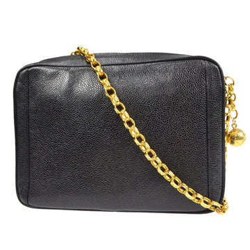 Chanel Bijou Chain Shoulder Bag Black Caviar