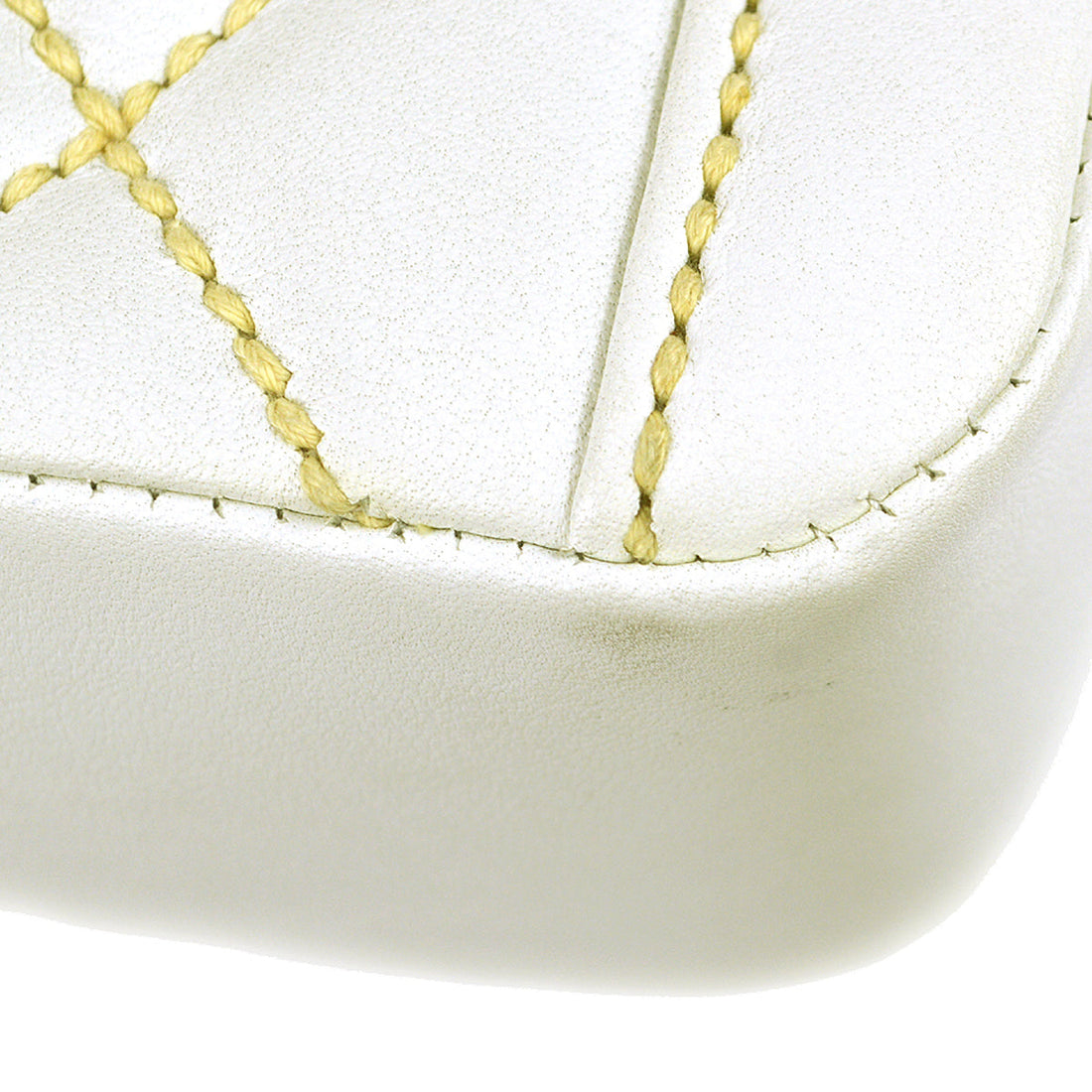 Chanel * Wild Stitch Handbag White Calfskin